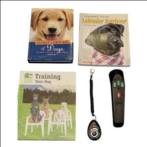 Dog Training Book and Clicker Set